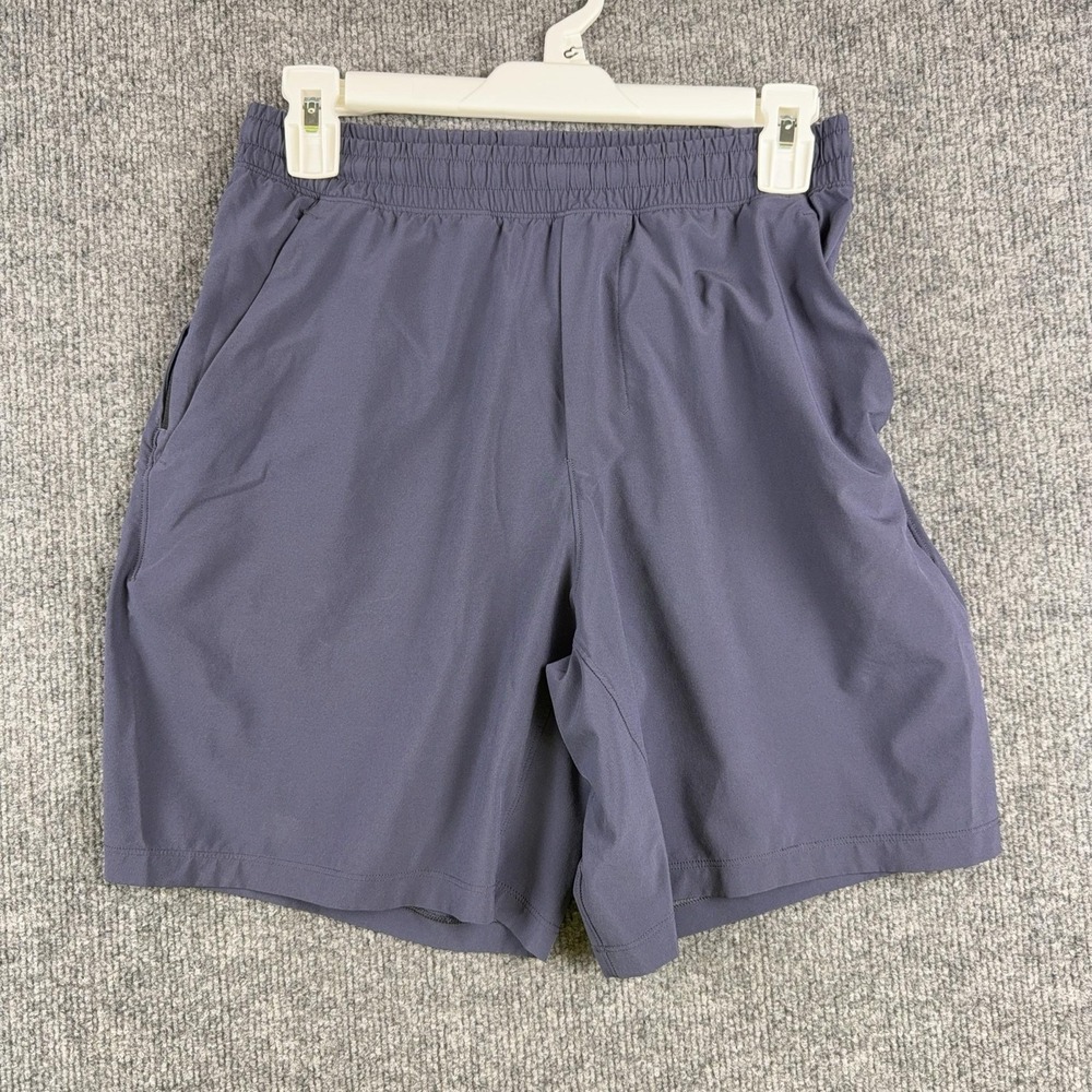 Lululemon Shorts Mens 30 Gray Athletic 7 Inseam Drawstring Pockets Running